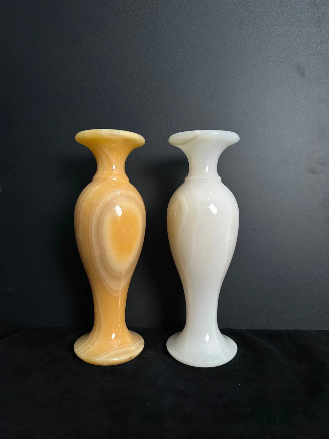 Natural stone decorative vases